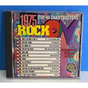 1975 Rock On: Top 40 Chartbusters CD Original Hits Compilation Classic Rock Disc